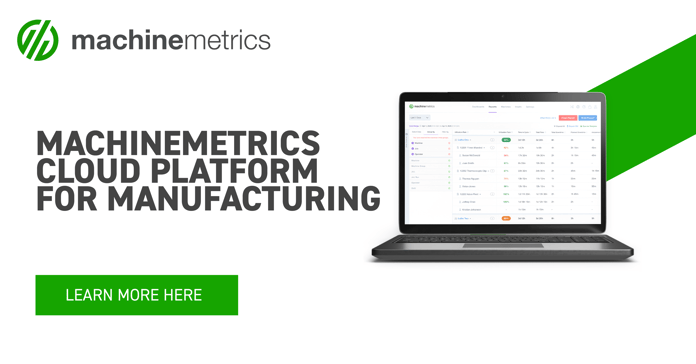 MachineMetrics Cloud Platform for Manufacturing