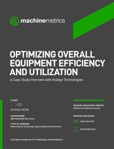 Avalign Additive Optimizing Overall Equipment Efficiency and Utilization at Avalign
