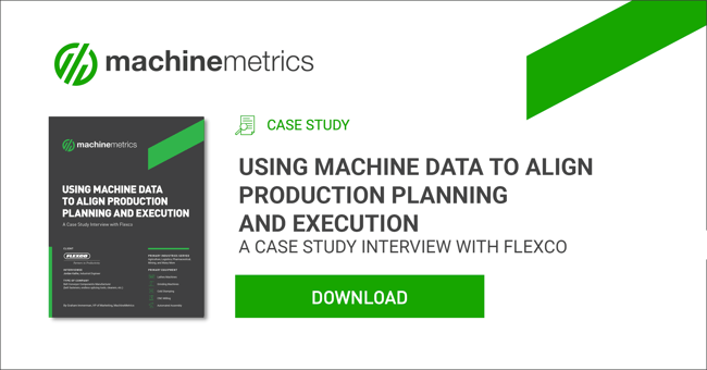 Using Machine Data to Align production Planning and Execution.