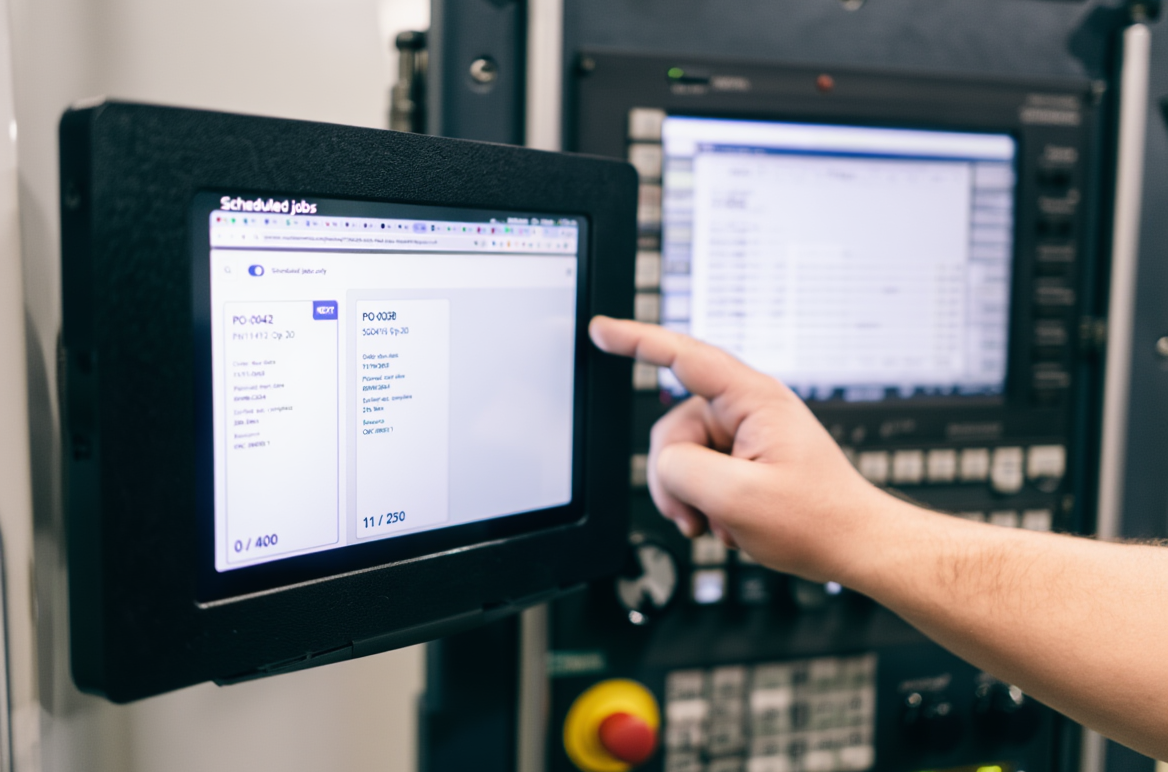 Scheduled Job Shop Pulse MachineMetrics