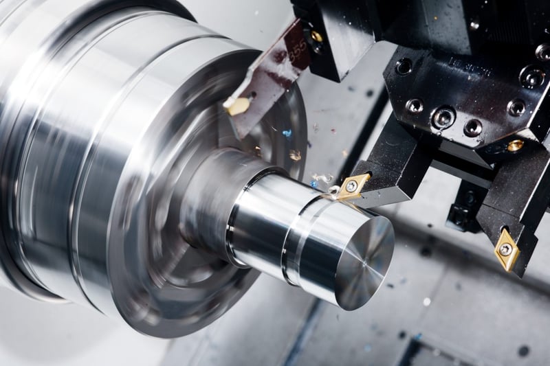 CNC Machine Tool Close Up.