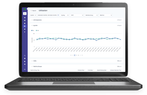 MachineMetrics Downtime Pareto Report Chart