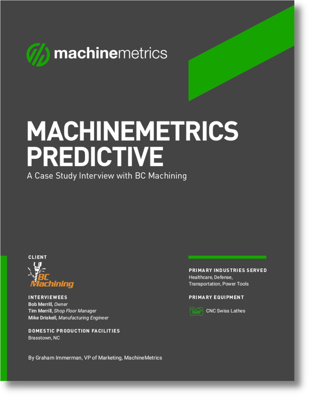 MachineMetrics Predictive Interview Case Study