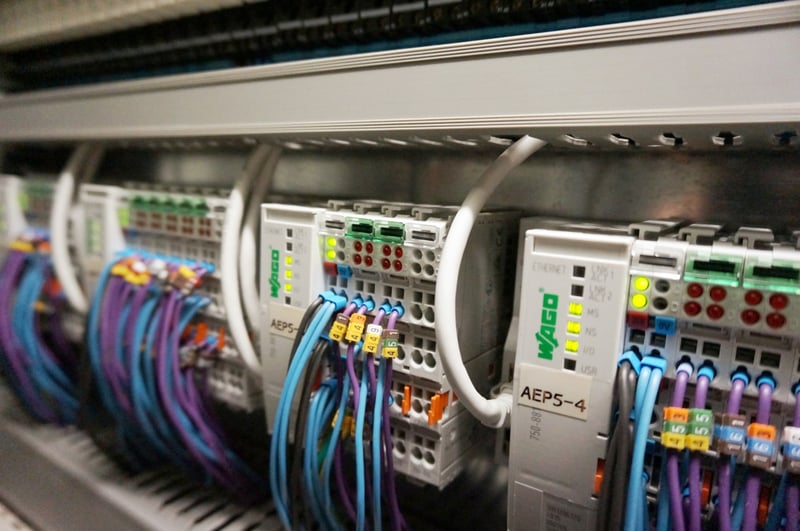 PLC in Cabinet.