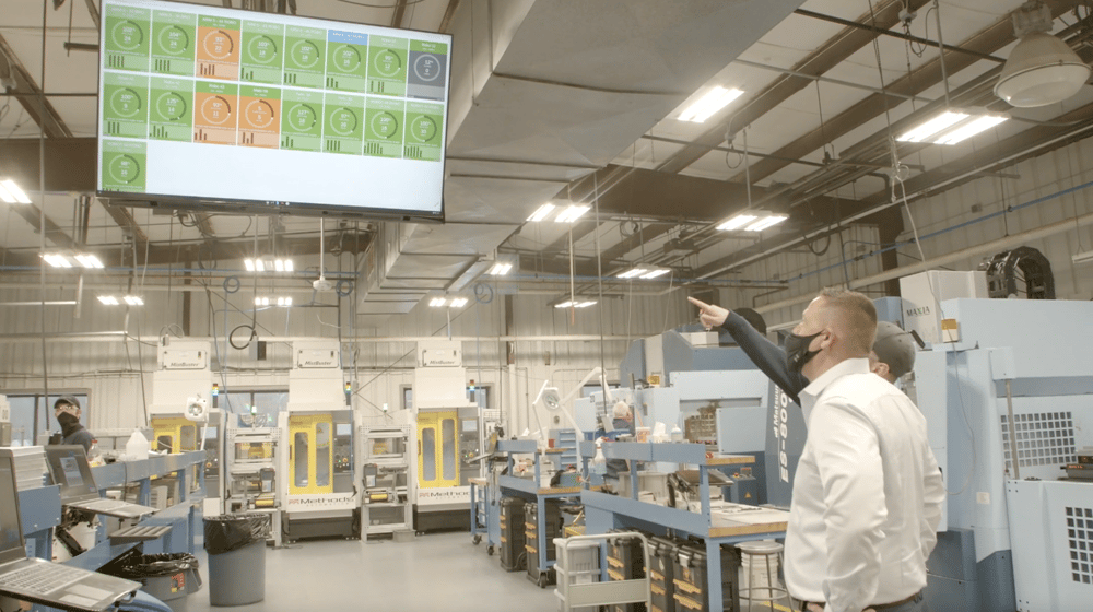 Shop Floor Dashboard for Production Visibility.