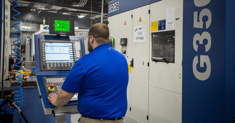 Technician at CNC Machine