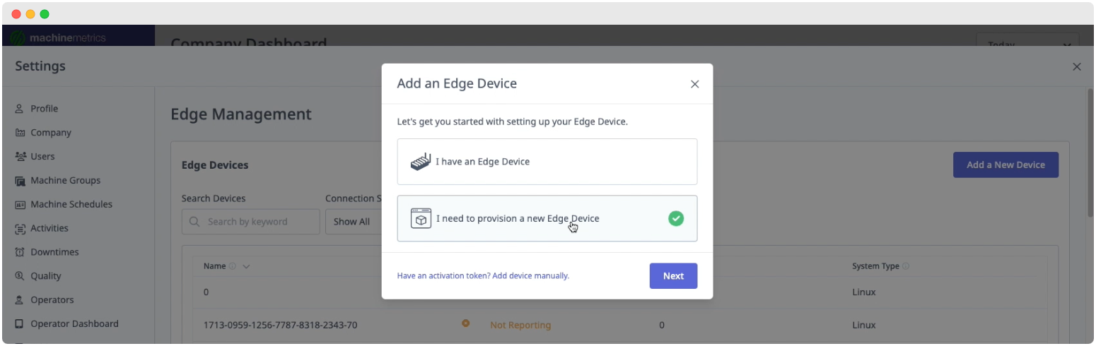 The MachineMetrics Edge: Flexible, Scalable, and Self-Service