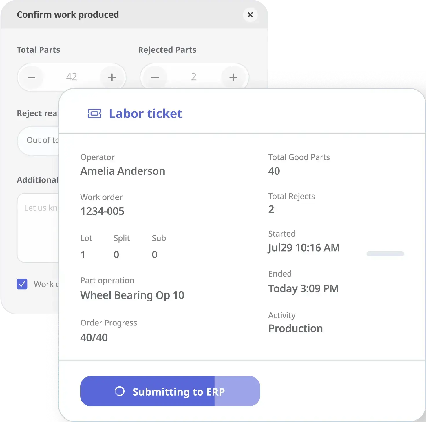 Labor Ticket Submission Workflow