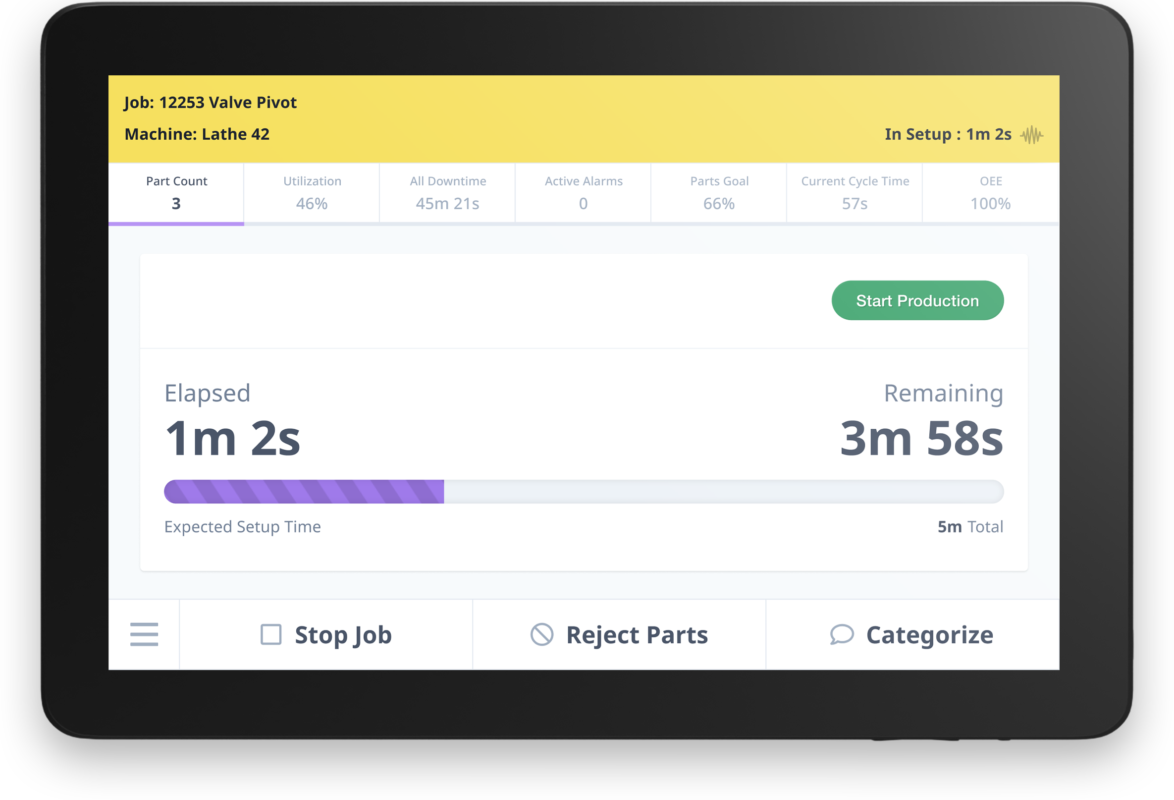 Operator Dashboard Setup Time