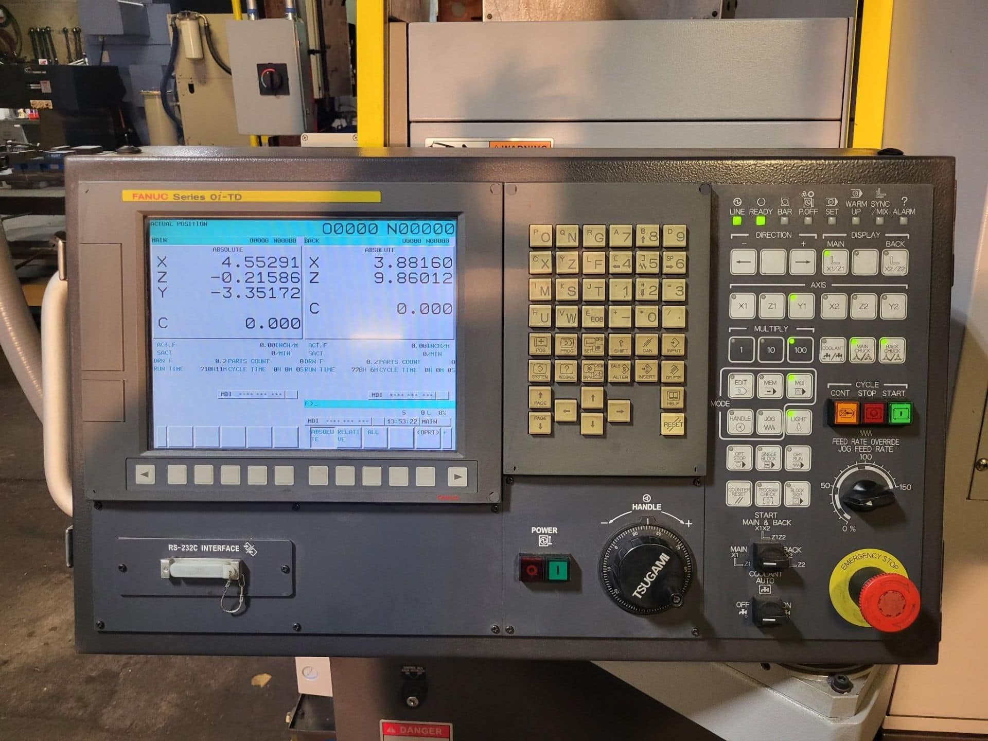 Tsugami B0325-II Swiss CNC Lathe, 2012
