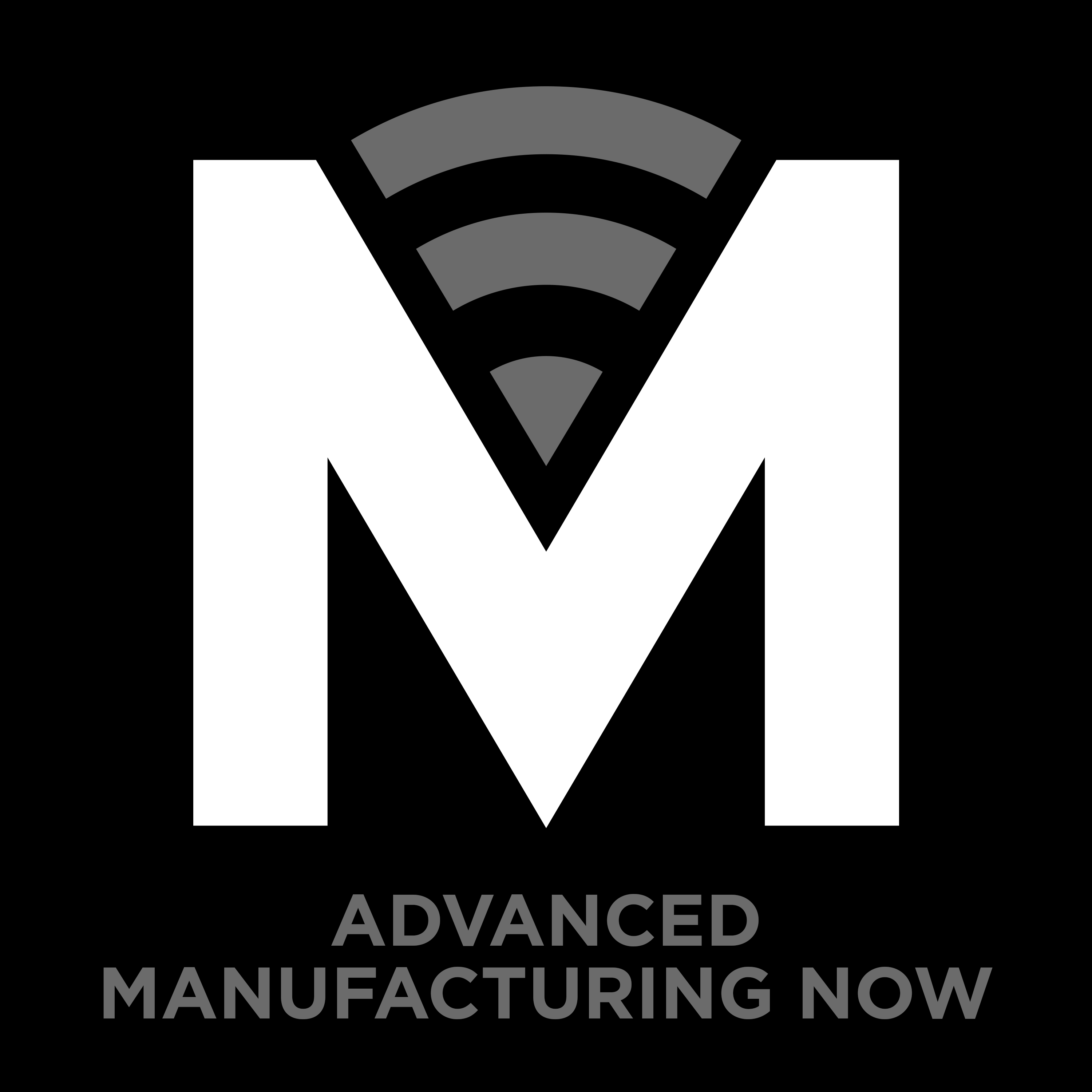 advanced manufacturing logo gray
