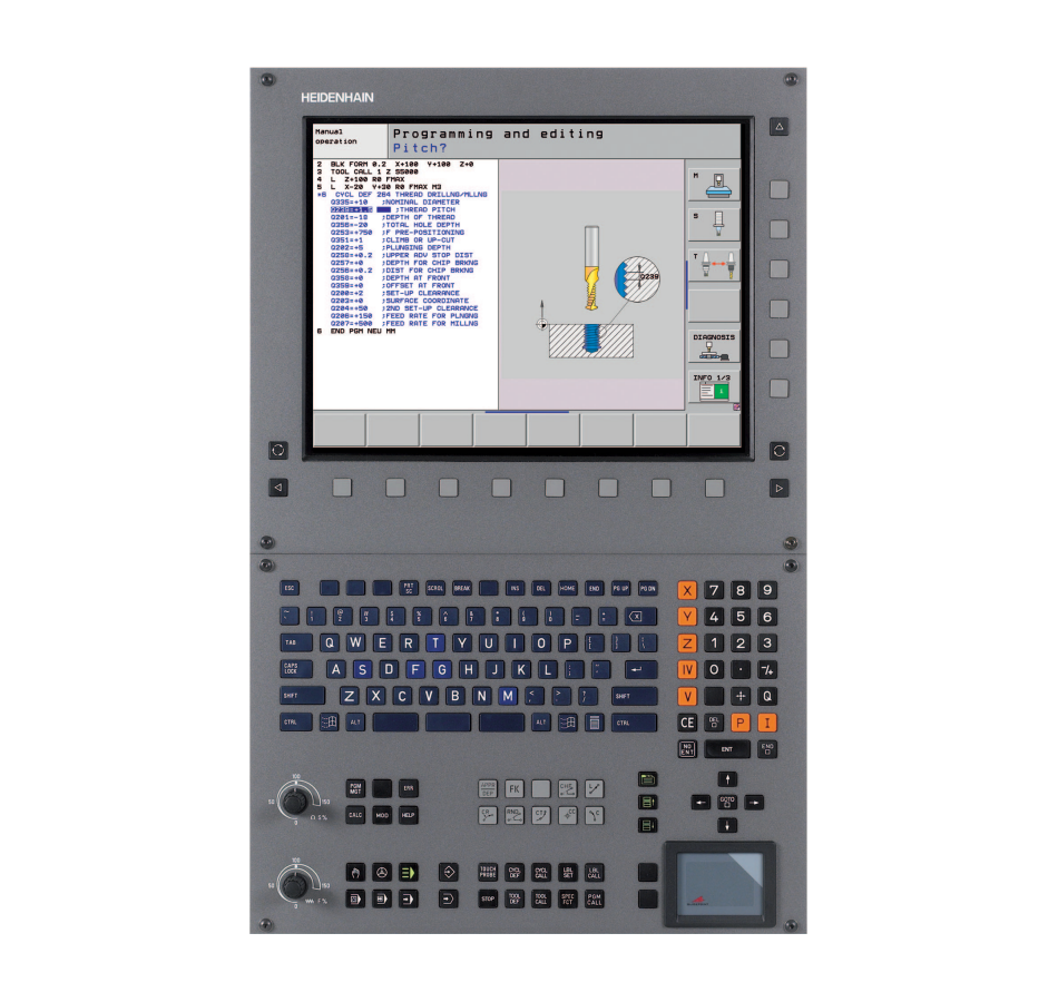 Heidenhain iTNC 530 Control.