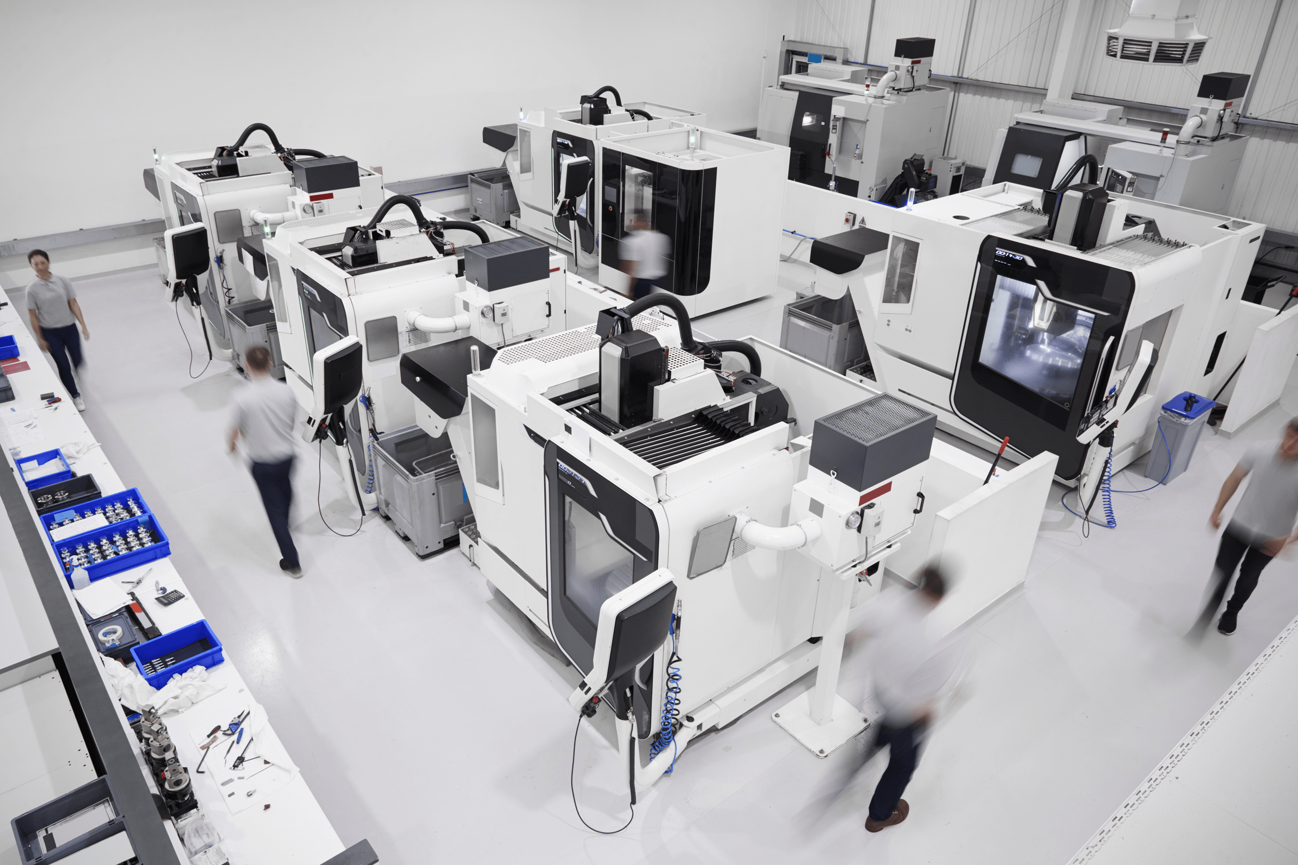 Hight Tech Manufacturing Shop Floor