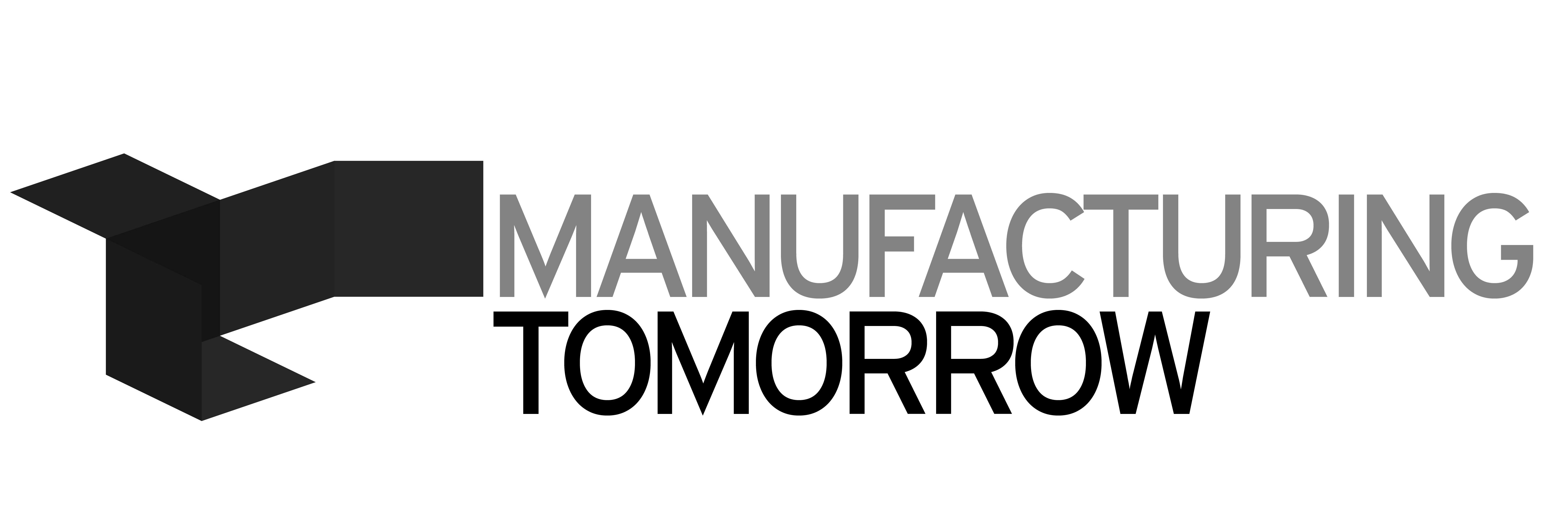 manufacturing Tomorrow logo gray 
